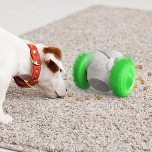 Interactive Pet Feeding Balance Car Toy – IQ-Boosting & Slow Feeder