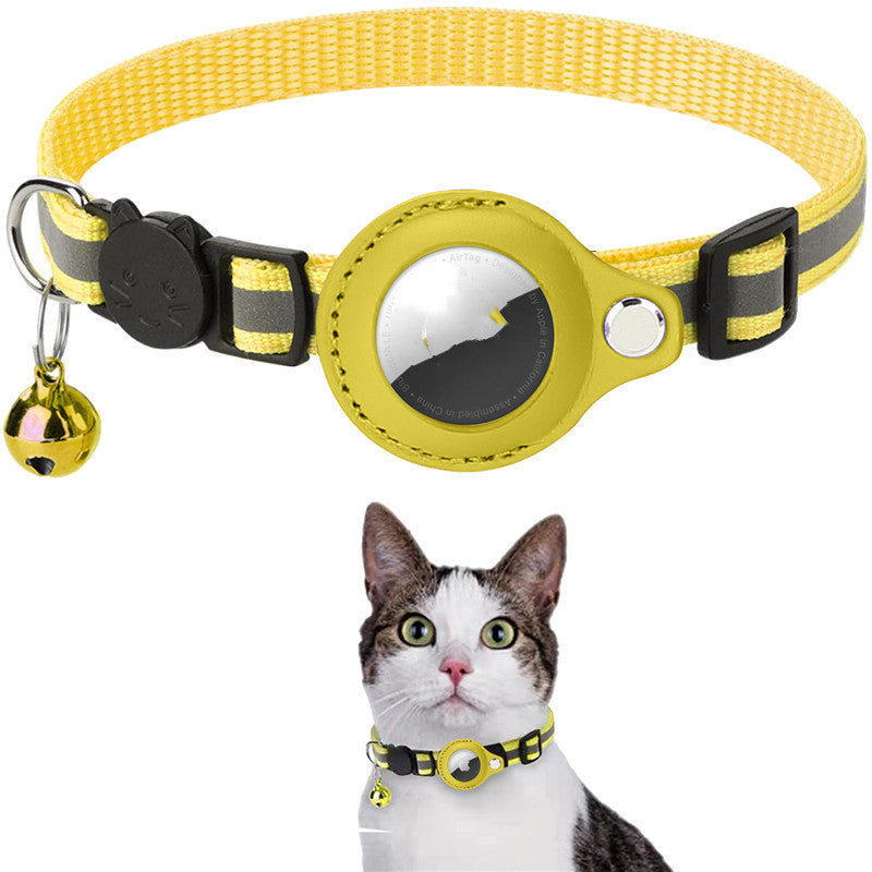 Reflective Waterproof AirTag Collar for Cats and Dogs