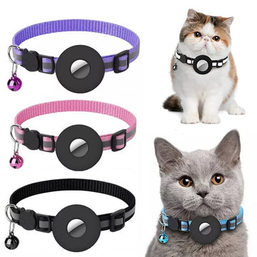 Reflective Waterproof AirTag Collar for Cats and Dogs - Doggo & Kitty Essentials